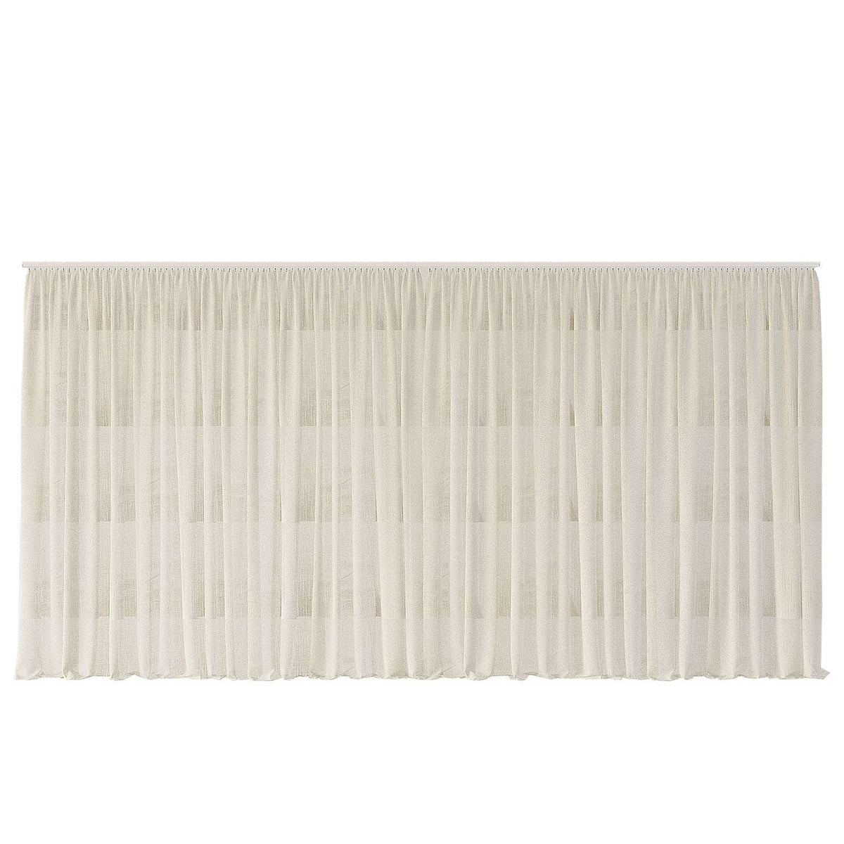 Monroe Curtain thick cream linen single-layer drape in minimalist room setting