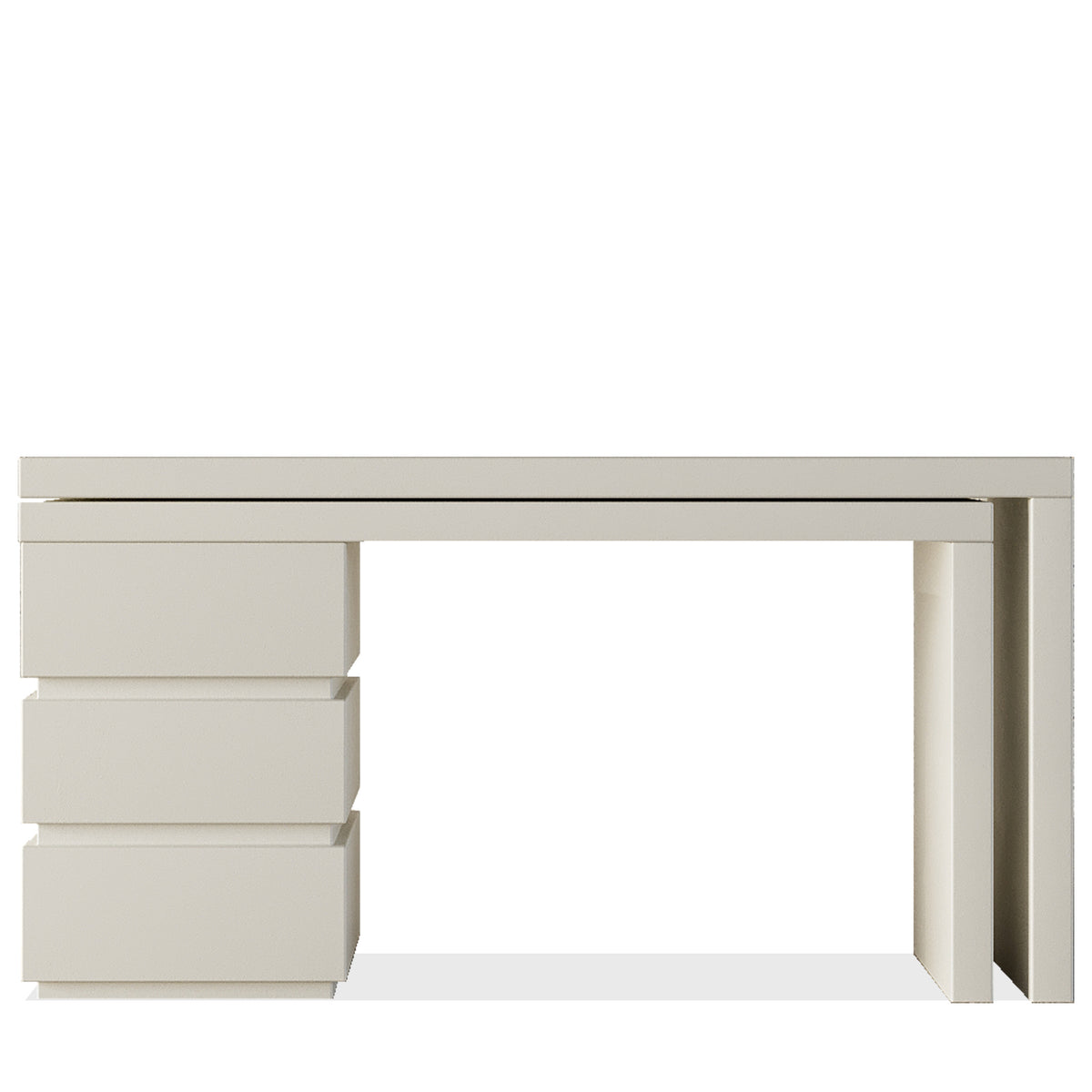 Valentina Office Desk / Matt Off-White