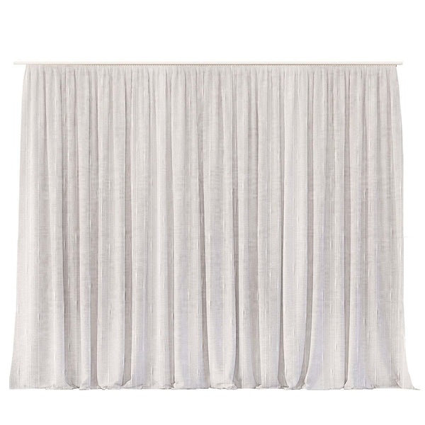 Beige Lino Curtain made of fine linen with a minimalist design