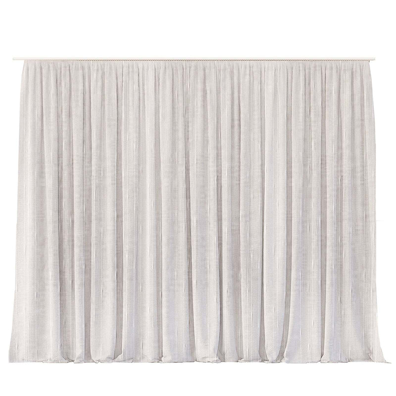 Beige Lino Curtain made of fine linen with a minimalist design