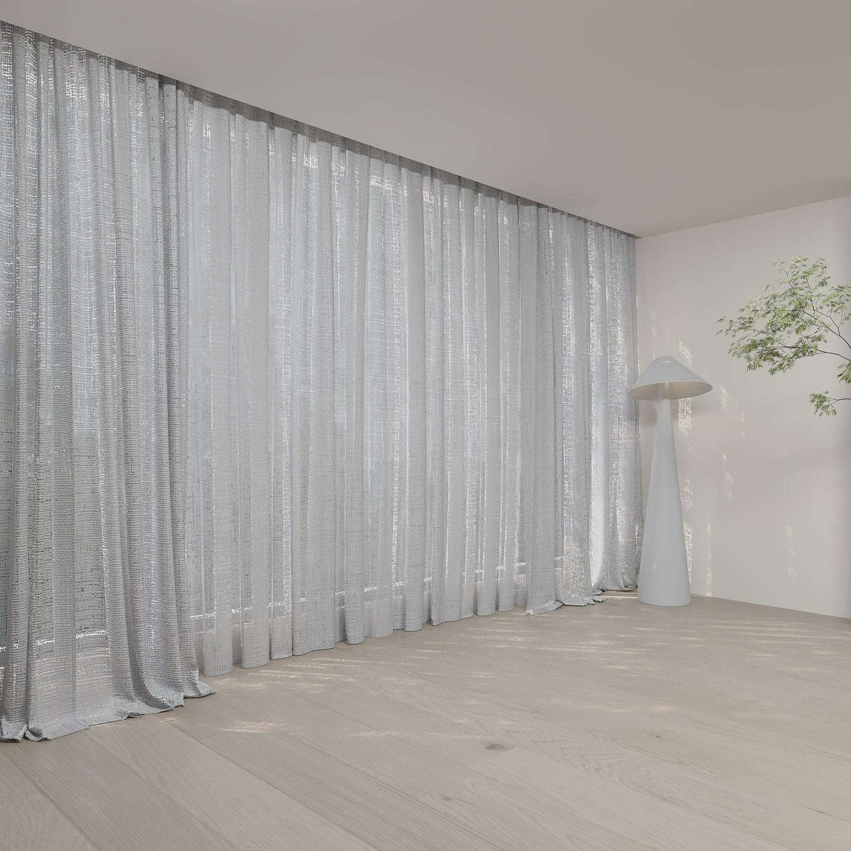 Wilson Curtain / Off-White Linen One Layer