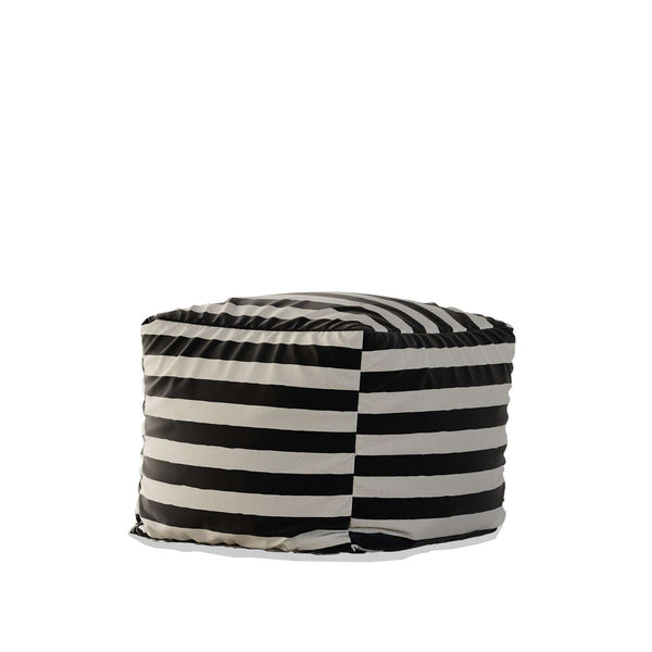 Zebra Pouf (Black) – premium Pouf by Walls Nation UAE & Saudi Arabia