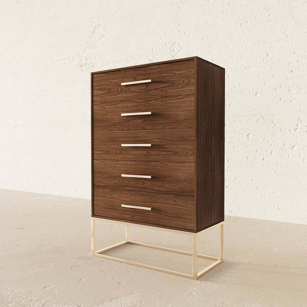 Noah Chest  / 5 Drawers – premium Dresser by Walls Nation UAE & Saudi Arabia