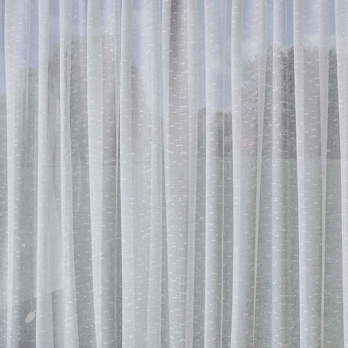 Nara Curtain / White Linen One Layer