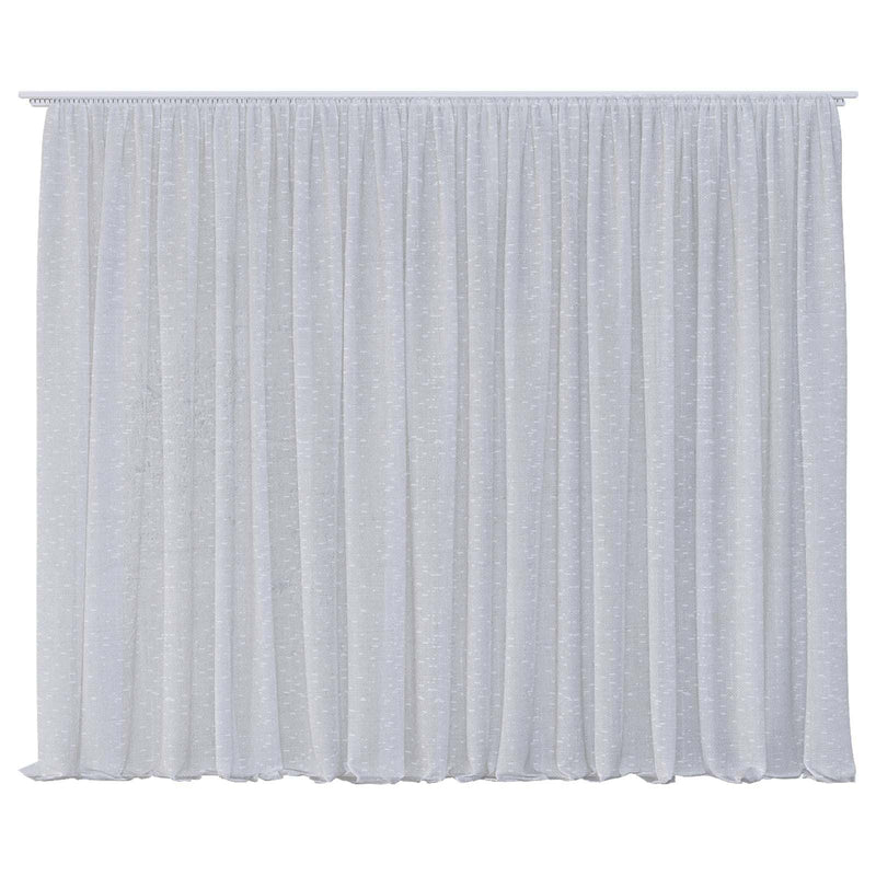 Nara Curtain white linen single layer soft minimalist drape