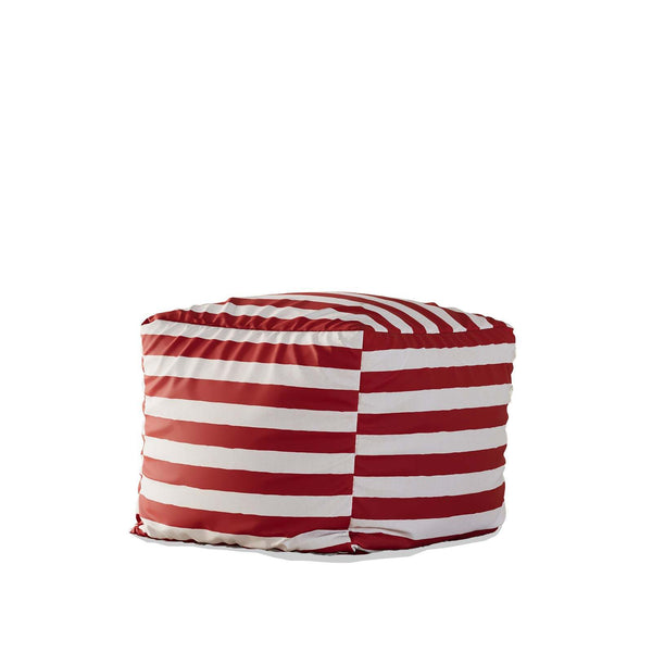Zebra Pouf (Cozy Red) – premium Pouf by Walls Nation UAE & Saudi Arabia