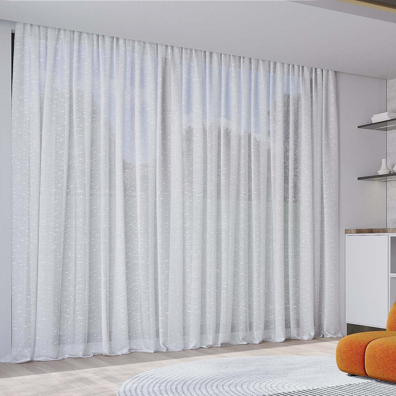 Nara Curtain / White Linen One Layer