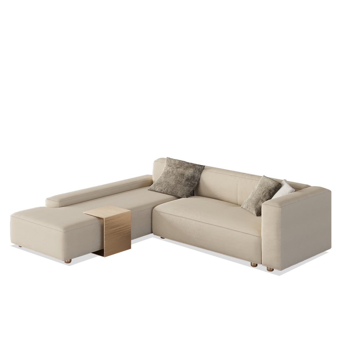 Eula Sofa 3S / With Side Table