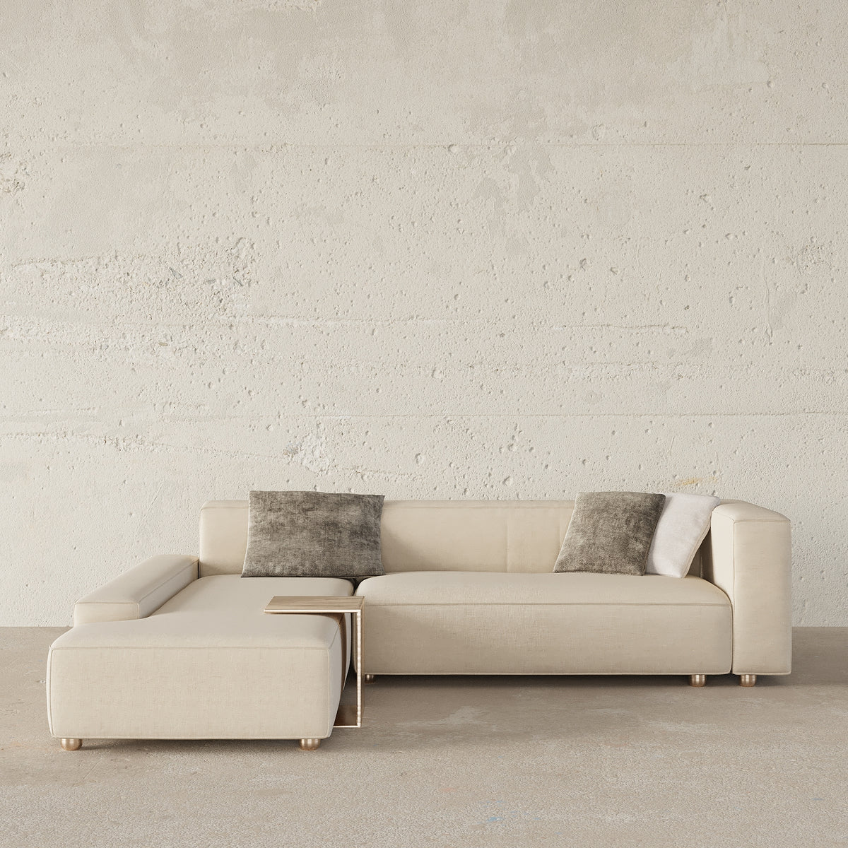 Eula Sofa 3S / With Side Table