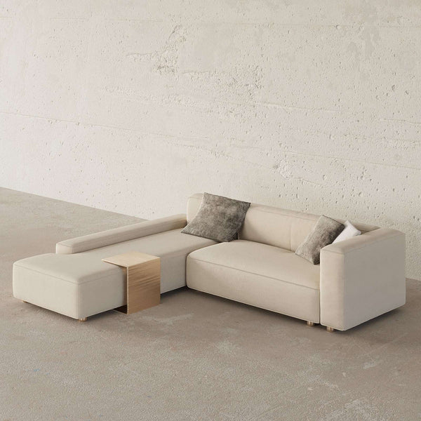 Eula Sofa 3S / With Side Table – premium Sofas by Walls Nation UAE & Saudi Arabia