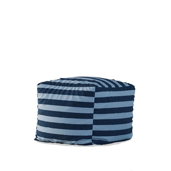 Zebra Pouf (Beach Blue) – premium Pouf by Walls Nation UAE & Saudi Arabia