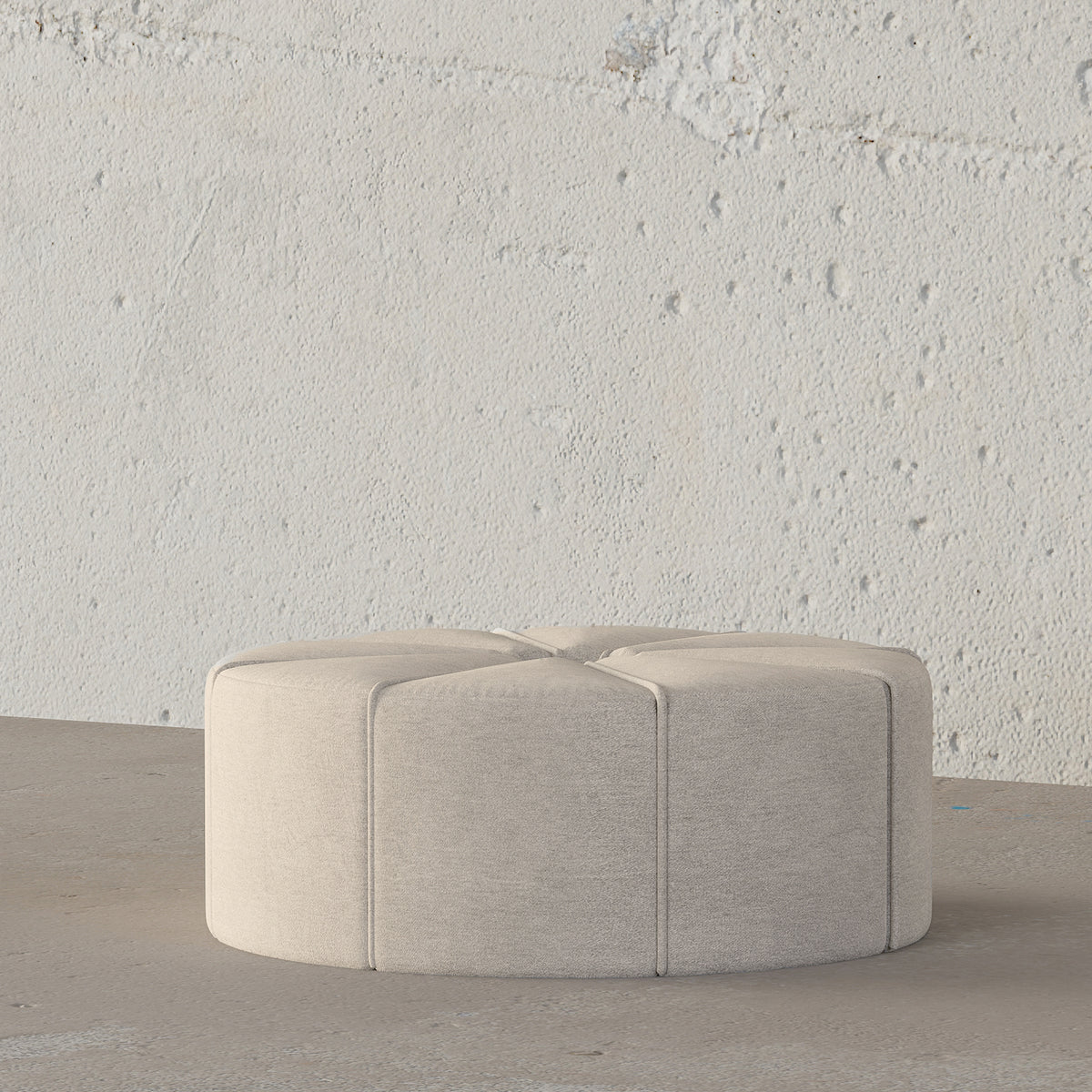 La Rochelle Round Ottoman / Jade