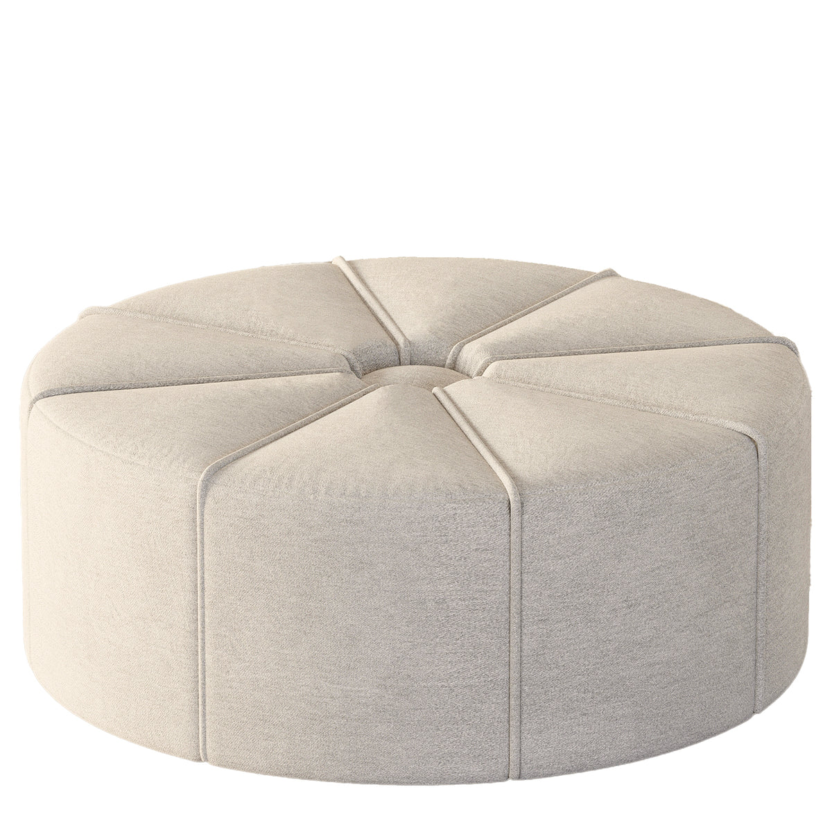 La Rochelle Round Ottoman / Jade