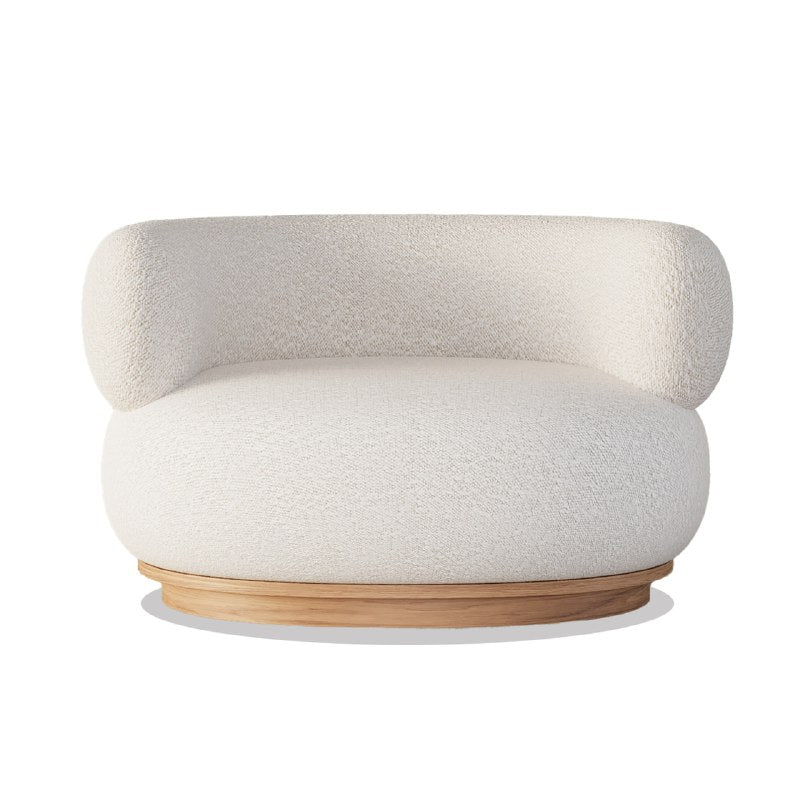 Dreamy Armchair / White Boucle