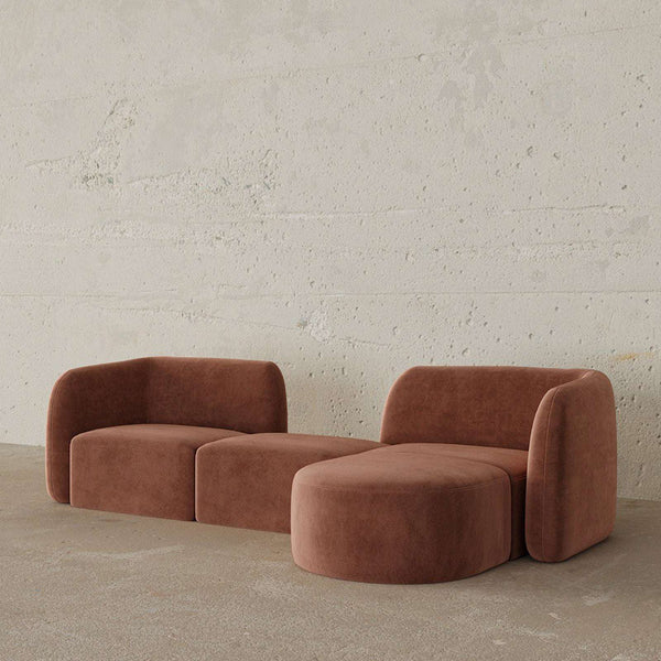 Helga Sofa 3S / Movable Ottoman – premium Sofas by Walls Nation UAE & Saudi Arabia