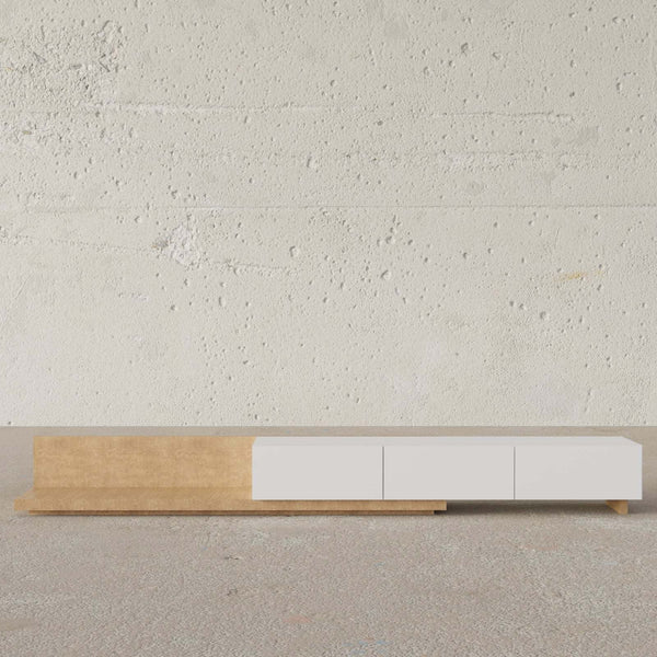 Byren Extendable TV Unit – premium TV Units by Walls Nation UAE & Saudi Arabia