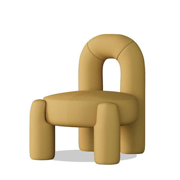 Spidey Accent Chair (Mustard) – premium Accent Chair by Walls Nation UAE & Saudi Arabia