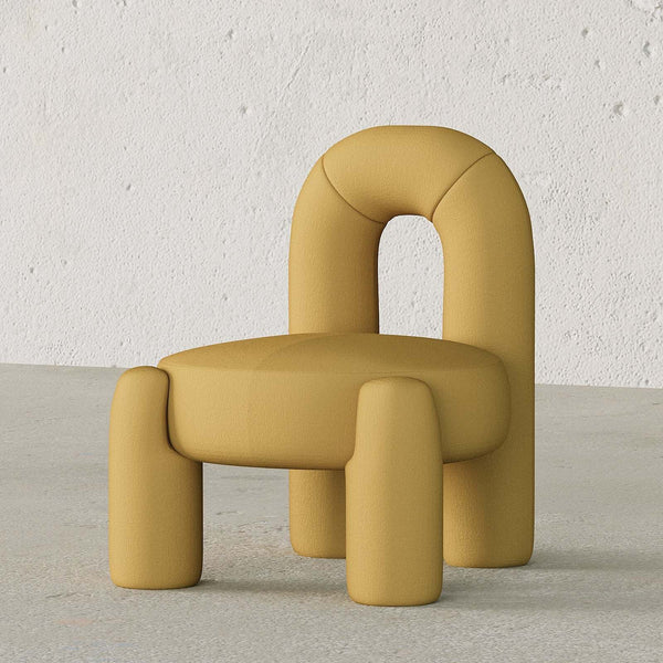 Spidey Accent Chair (Mustard) – premium Accent Chair by Walls Nation UAE & Saudi Arabia