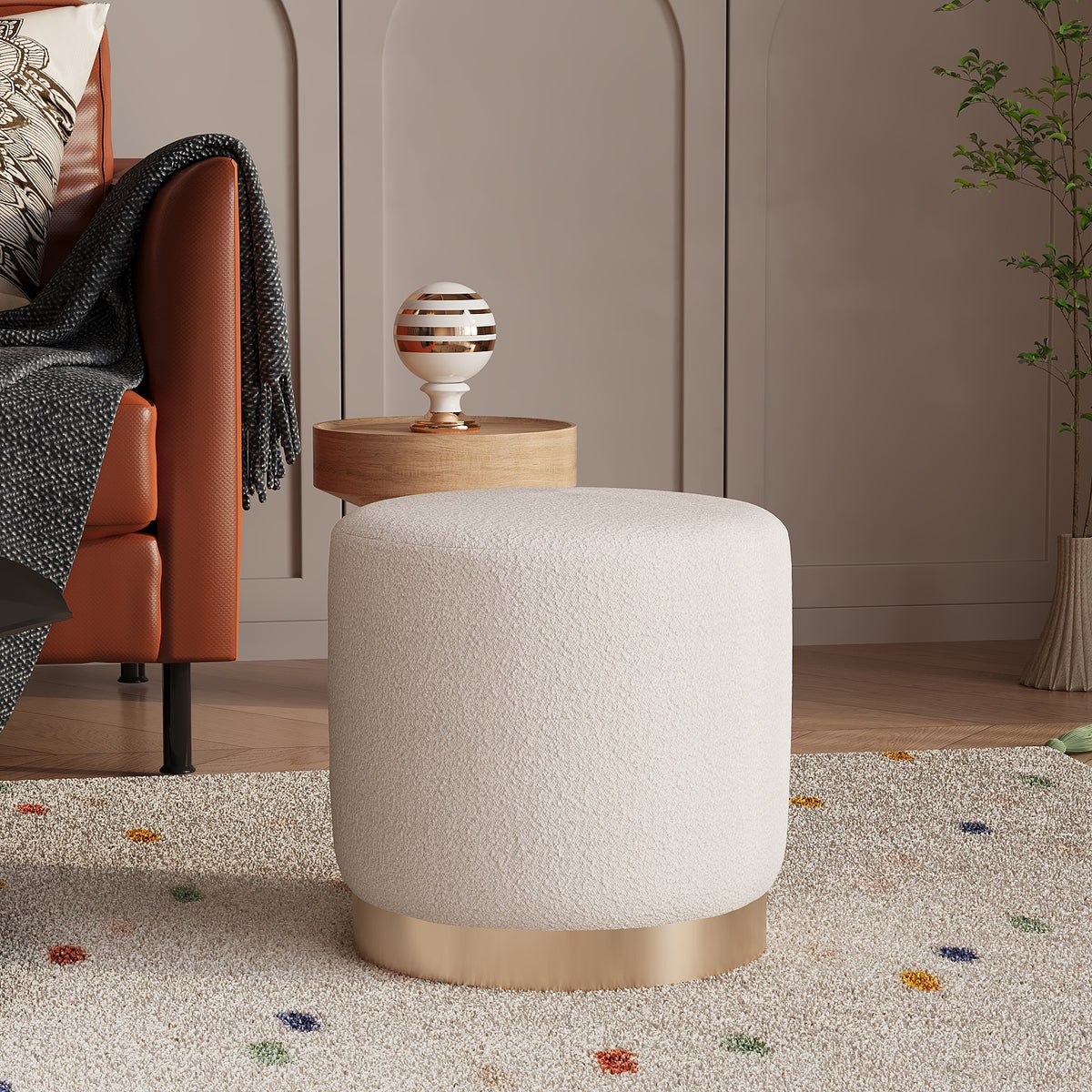 Matias Vanity Stool Chair  / 40 x 40 CM