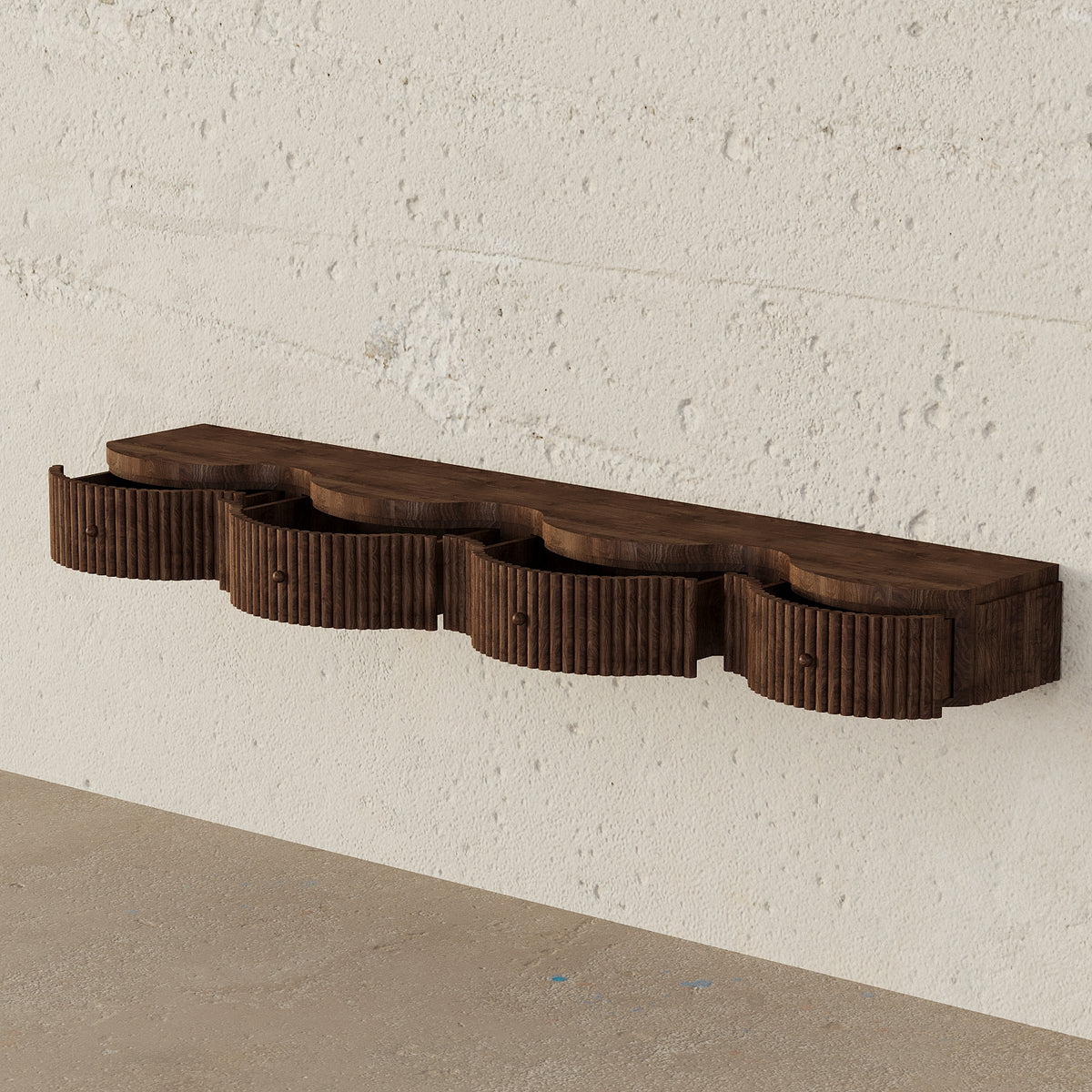 Grove Hanging Console / 4 Drawer