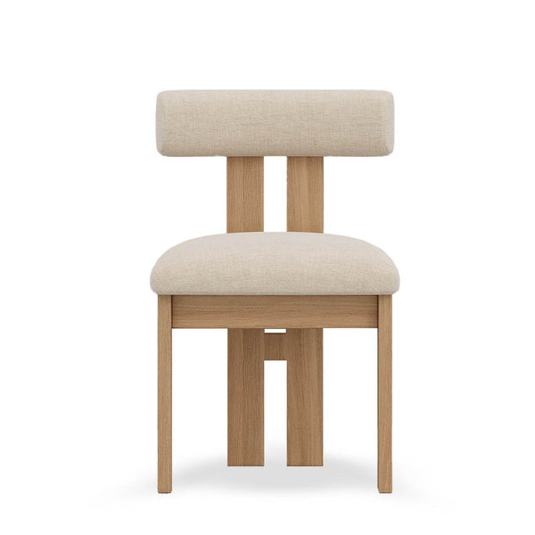Zuma Dining Chair / Off-White Linen – premium Dining Chair by Walls Nation UAE & Saudi Arabia