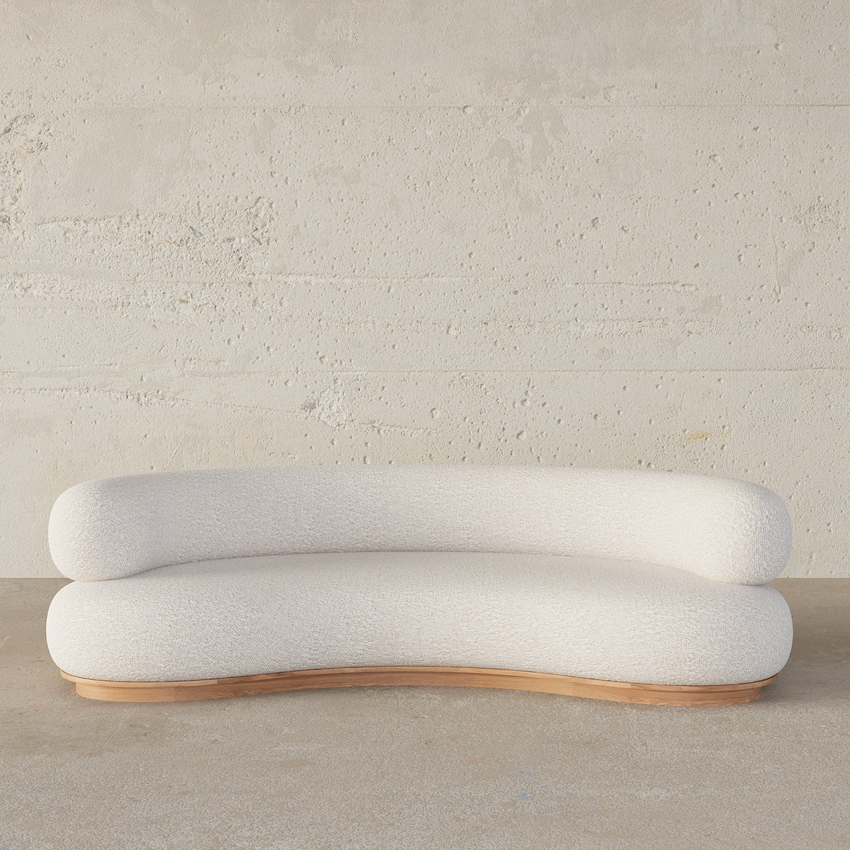 Dreamy Sofa 3S / White Boucle