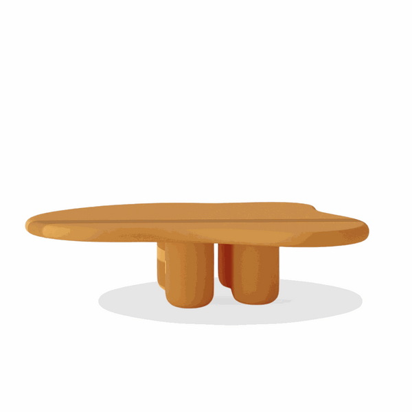 Teddy V2 Coffee Table (Big) / Spring – premium Coffee Tables by Walls Nation UAE & Saudi Arabia