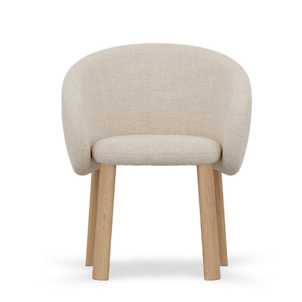 Oshun Armchair / Beige Cotton Blend – premium Accent Chair by Walls Nation UAE & Saudi Arabia