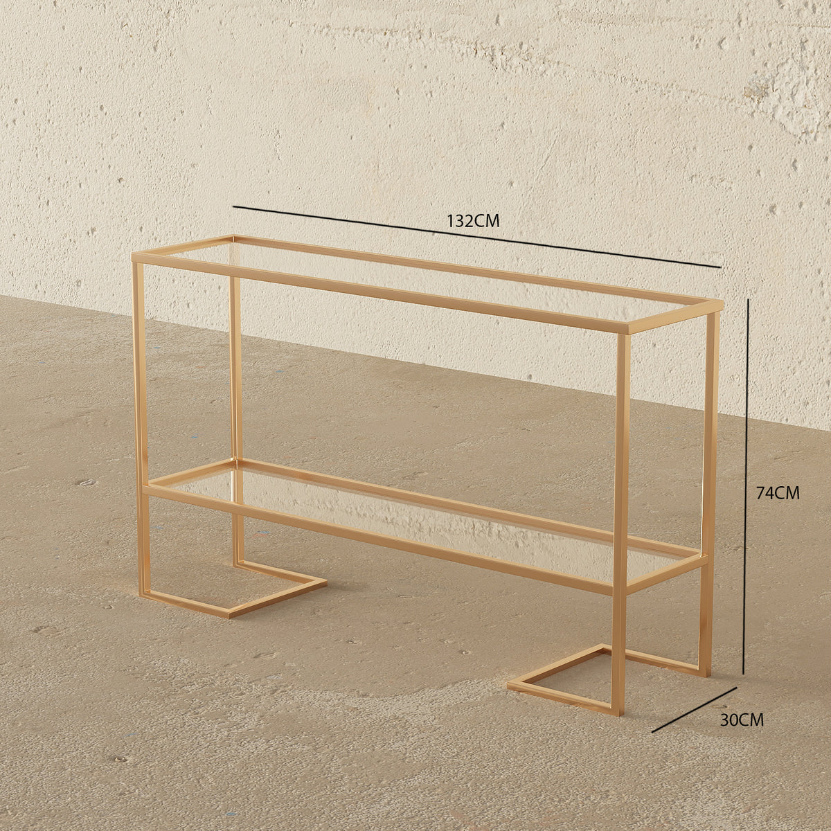 Matias Console Table / 74 x 132 CM