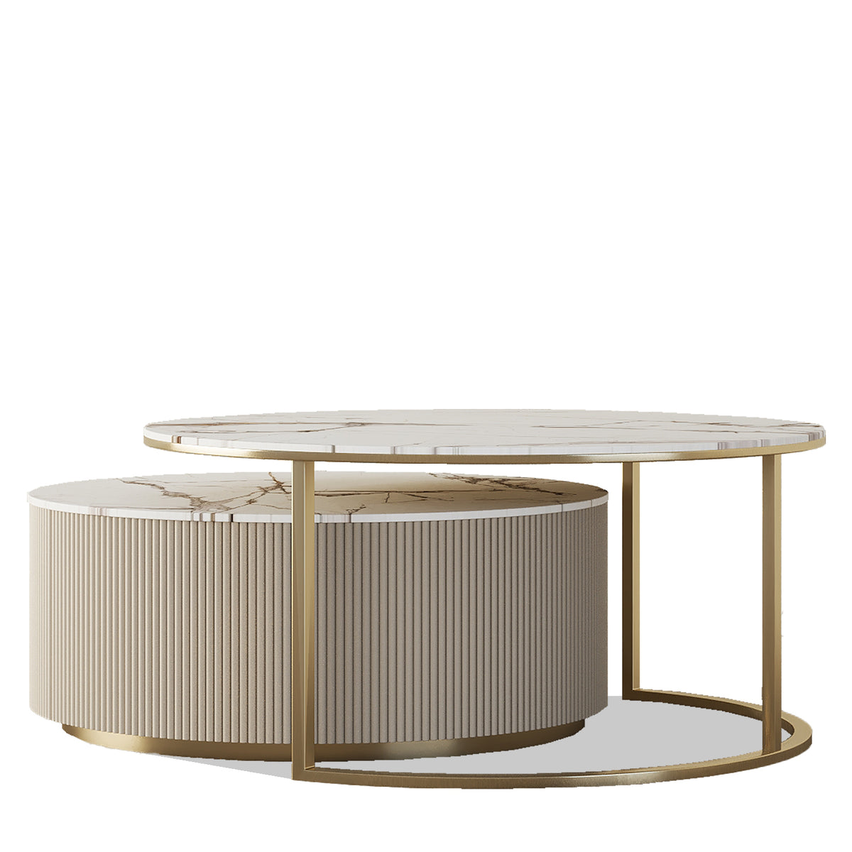 Cremea Coffee Table / Genuine Marble Top