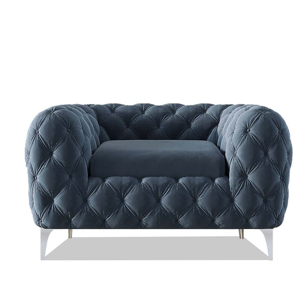 Koffler Chesterfield Chair / 125 x 75 CM 1S. Velvet Upholstery – premium Chairs by Walls Nation UAE & Saudi Arabia