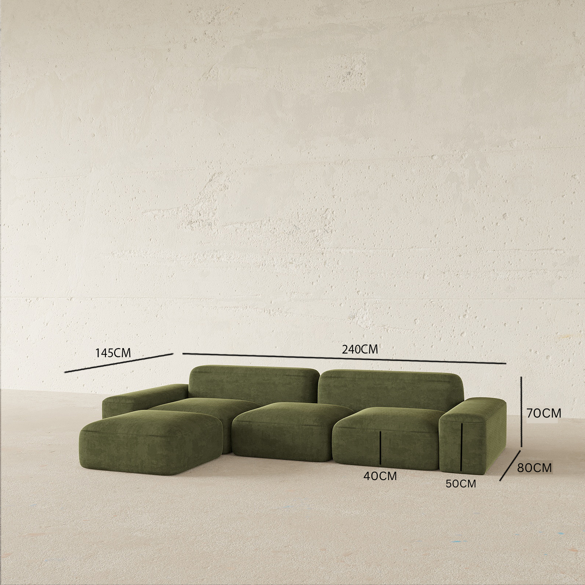 Oliver Sofa 3S.