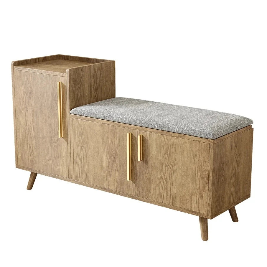 Trainor wood shoe storage bench hotsell