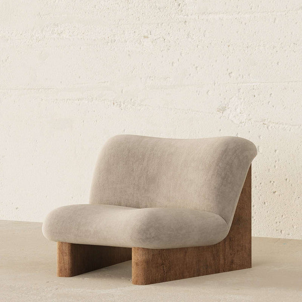 Ember Chair (Beige & Walnut) – premium Chairs by Walls Nation UAE & Saudi Arabia