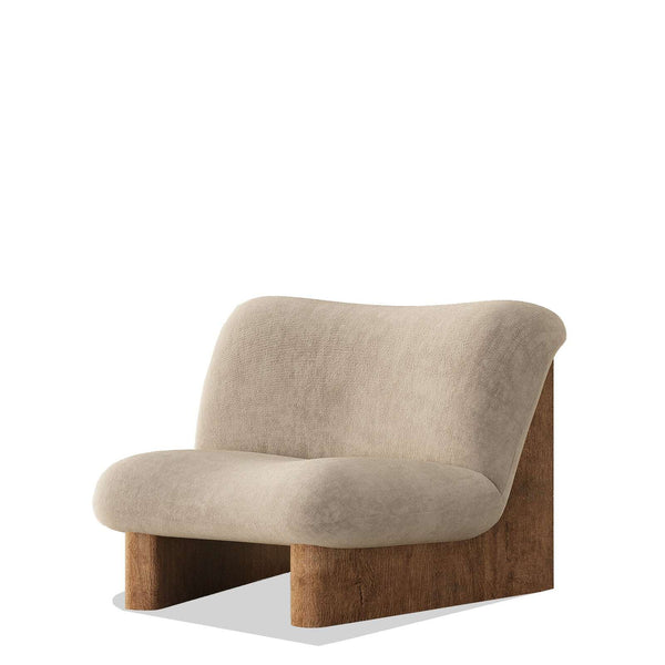 Ember Chair (Beige & Walnut) – premium Chairs by Walls Nation UAE & Saudi Arabia