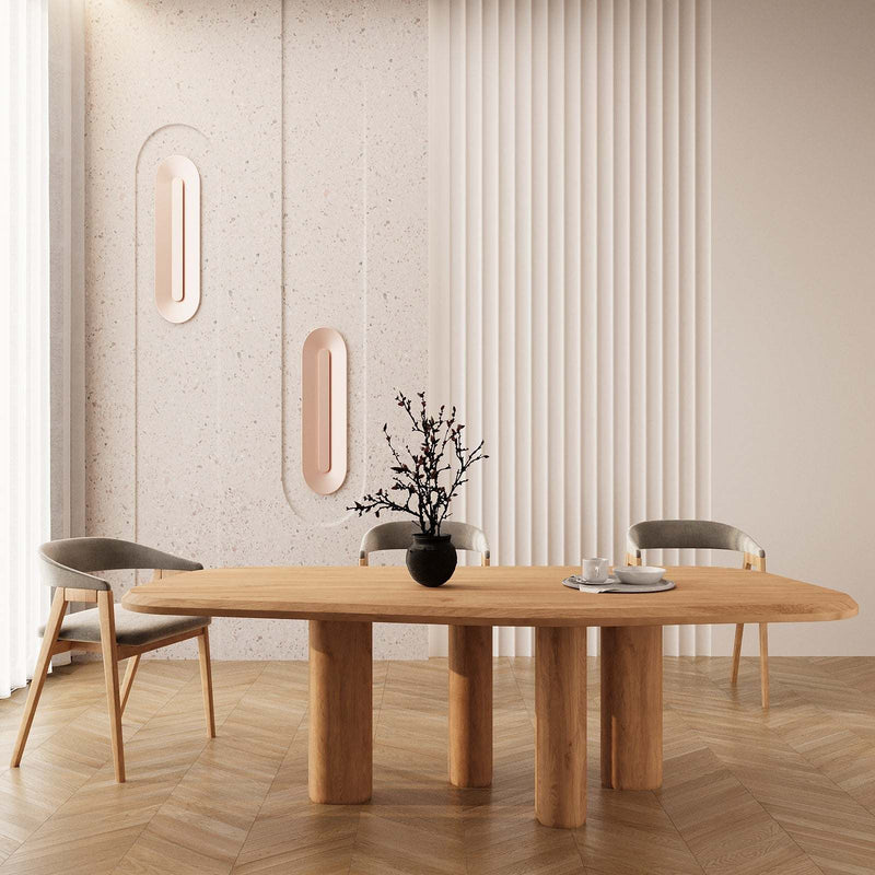 The Zen Dining Table / 240 x 105 CM – premium Dining Table by Walls Nation UAE & Saudi Arabia