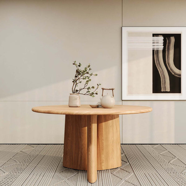 Laria Dining Table / 132 x 75 CM – premium Dining Table by Walls Nation UAE & Saudi Arabia
