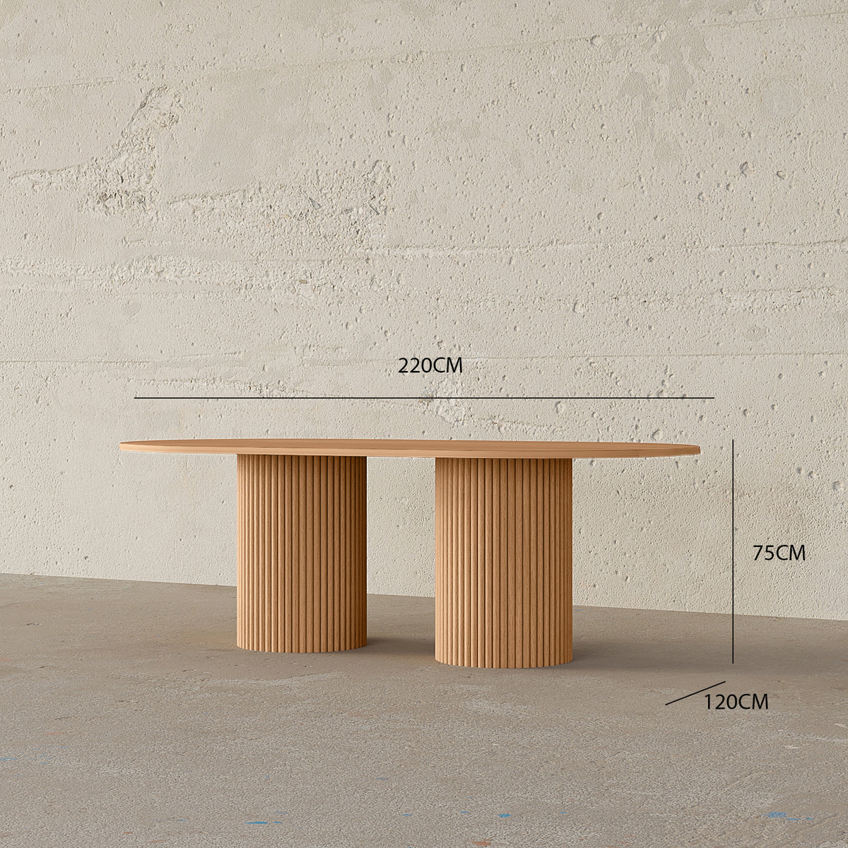 Fabian Dining Table V2 / High Quality-Wood