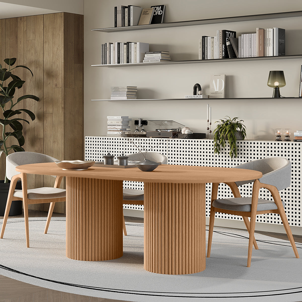 Fabian Dining Table V2 / High Quality-Wood