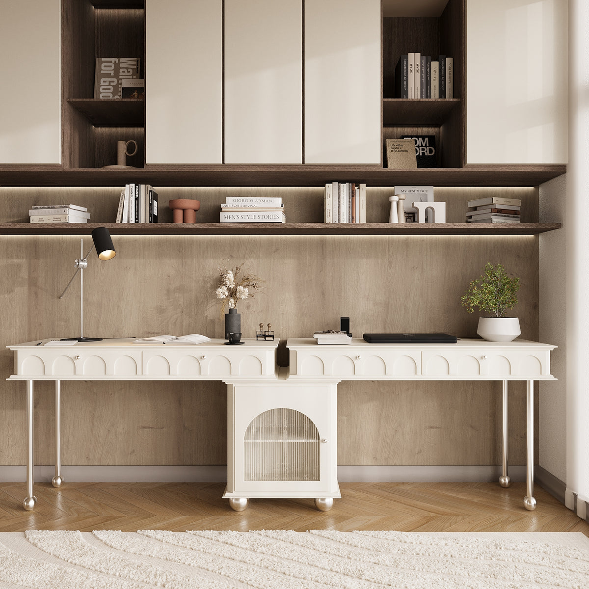 Reveal Double Desk / 240 x 50 CM