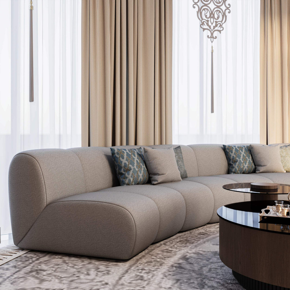 Al Thuraya Curved Majlis