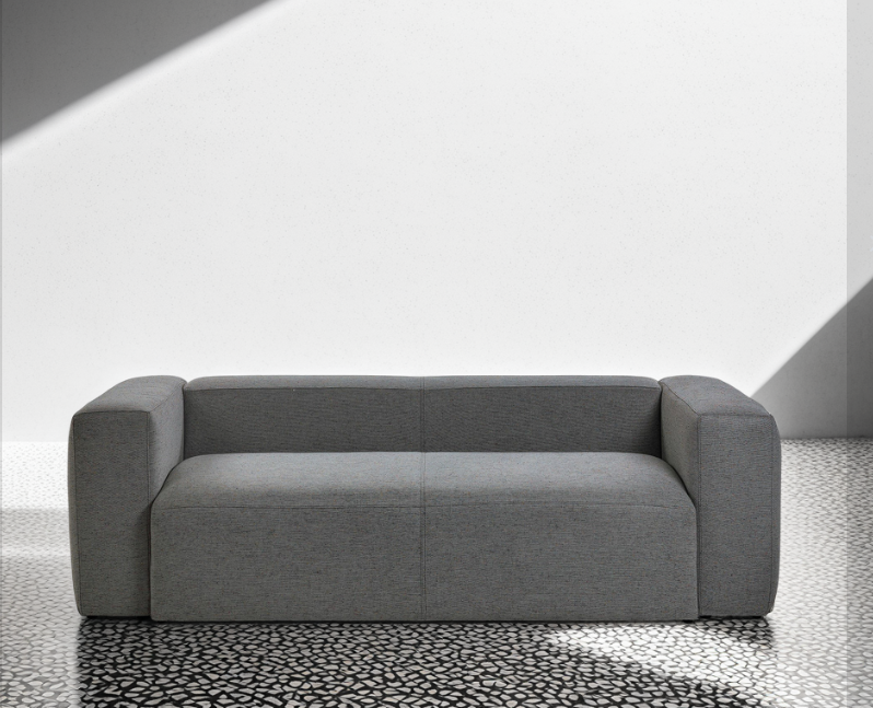 Gian Italian Design / 2S. Straight Arm Sofa