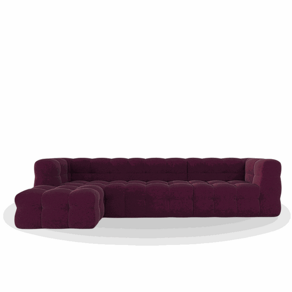 Veyron L-Shape Sofa / Spring – premium Sofas by Walls Nation UAE & Saudi Arabia