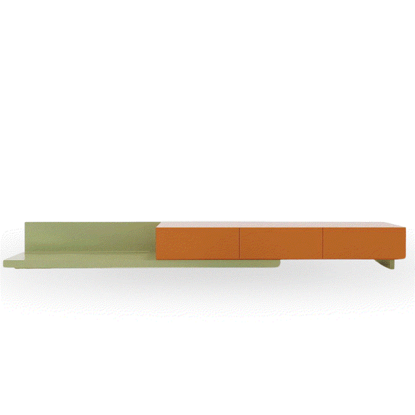 Byren Extendable TV Unit / Spring – premium TV Units by Walls Nation UAE & Saudi Arabia