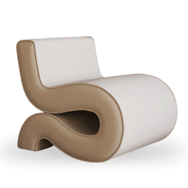 Mariano Chair / Beige Cotton Blend – premium Accent Chair by Walls Nation UAE & Saudi Arabia