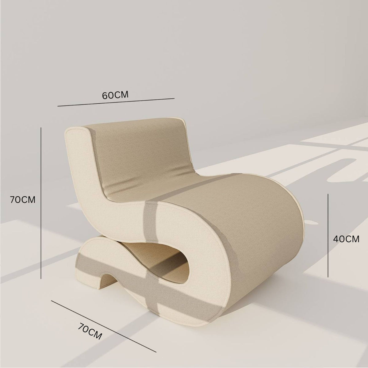 Mariano Chair / Beige Cotton Blend