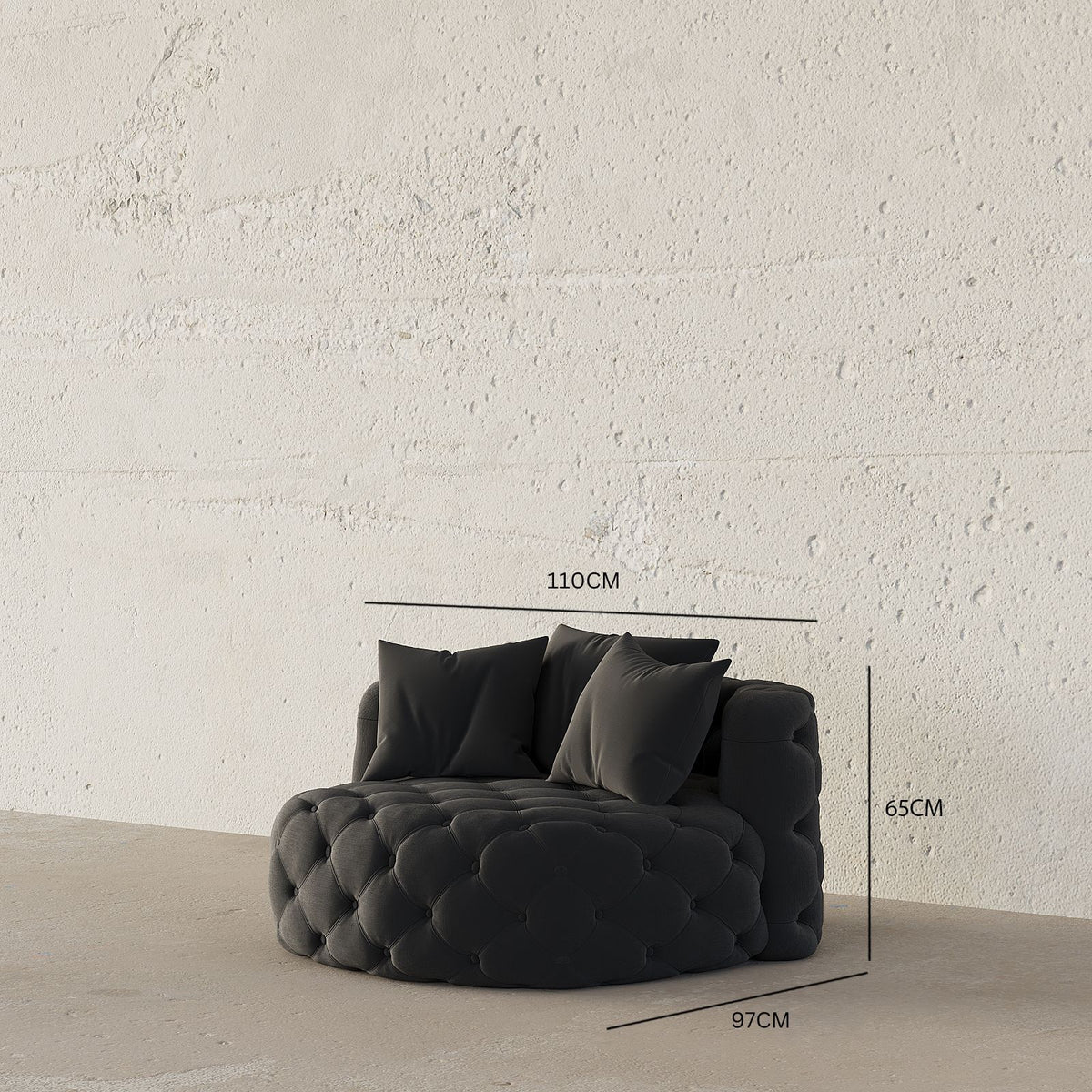 Autumn Barrel Chairs / 110 x 97 CM