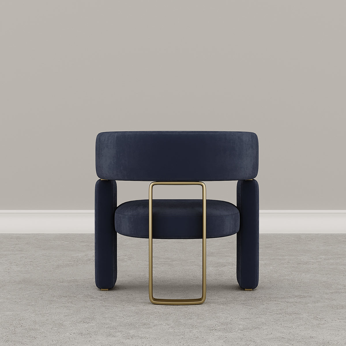 Navy Blue Suede