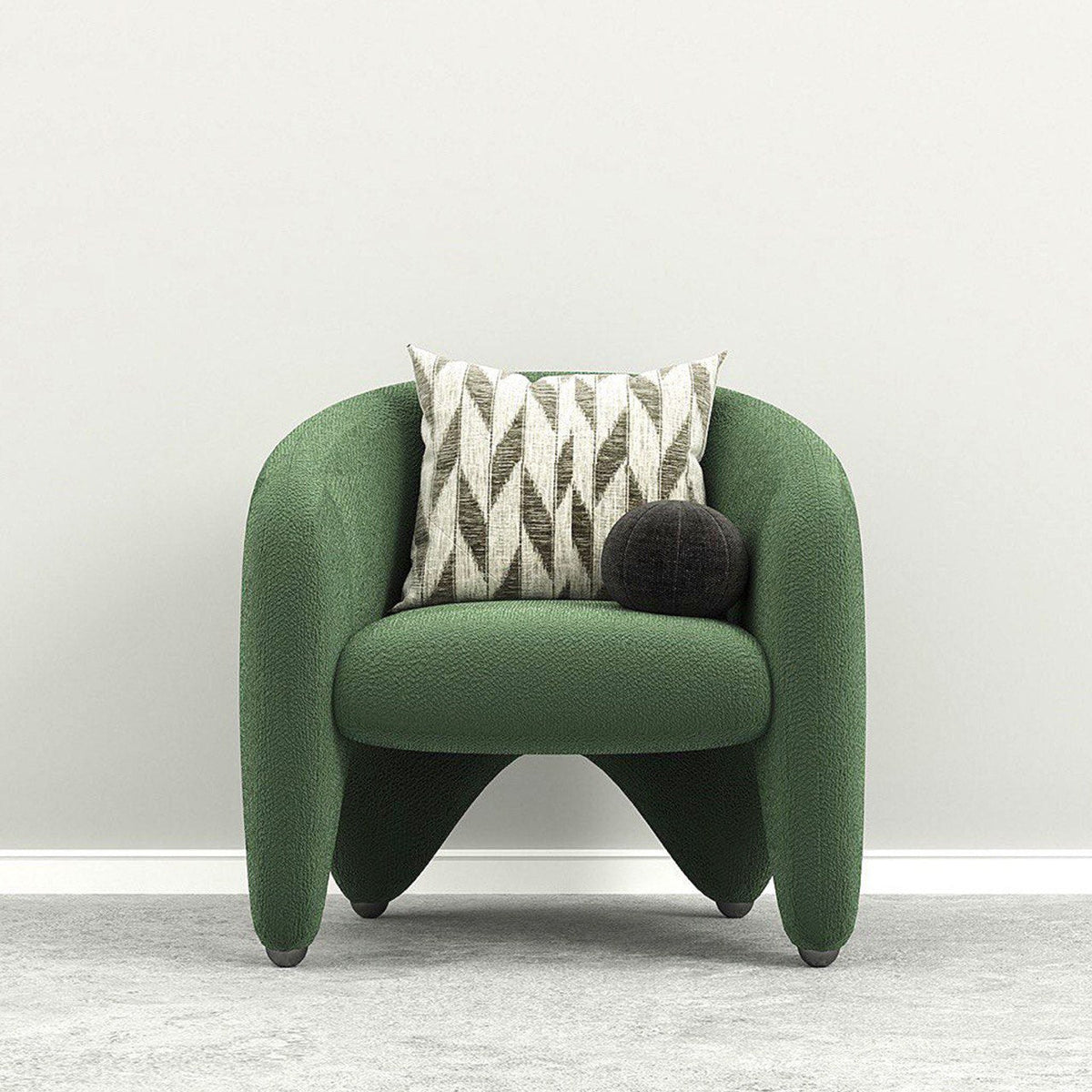 Cammron Armchair / Boucle Upholstery - Walls Nation