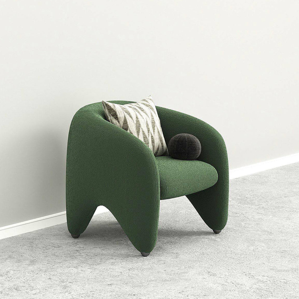 Cammron Armchair / Boucle Upholstery - Walls Nation